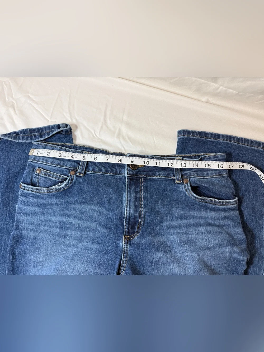 Wrangler Women’s Straight Leg Denim Jeans - Dark Blue
